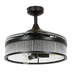 Plafondventilator Fanaway Corbelle zwart geruisloos