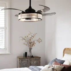 Plafondventilator Fanaway Corbelle zwart geruisloos