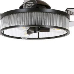 Plafondventilator Fanaway Corbelle zwart geruisloos