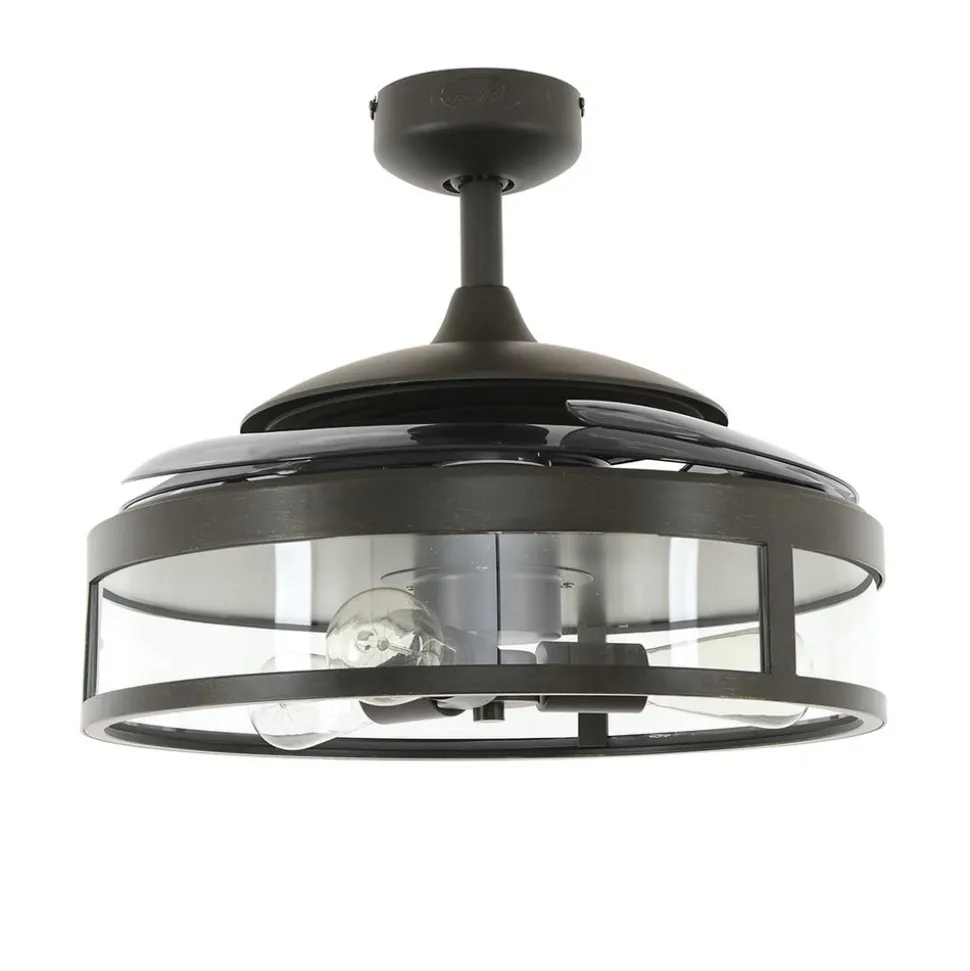 Plafondventilator Fanaway Classic licht zwart geruisloos