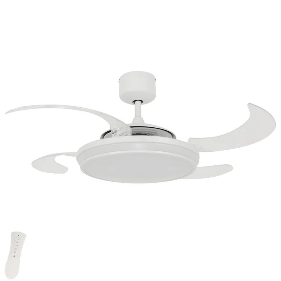 Plafondventilator Fanaway Evo 1 wit 121 cm stil