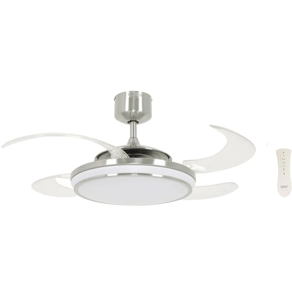 Plafondventilator Fanaway Evo 1 chroom mat stil