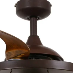 Plafondventilator Fanaway Industri bruin stil