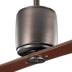 Plafondventilator Ferron, bladen brons geolied