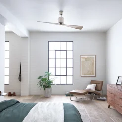 Plafondventilator Ferron, bladen nikkel