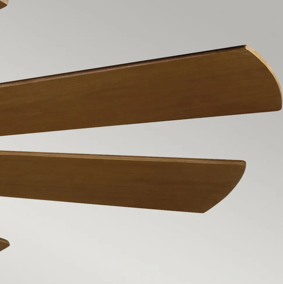 Plafondventilator Gentry 85 donker walnoot/wit