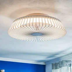 Plafondventilator Himalaya LED, app, afstandsbediening, wit