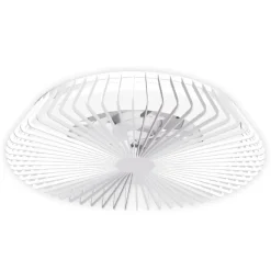 Plafondventilator Himalaya LED, app, afstandsbediening, wit