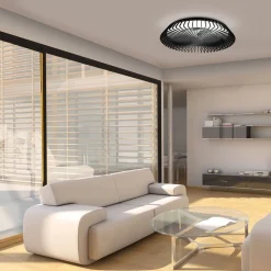 Plafondventilator Himalaya LED app, afstandsbediening, zwart