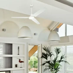 Plafondventilator Industrial wit stil Ø 142 cm