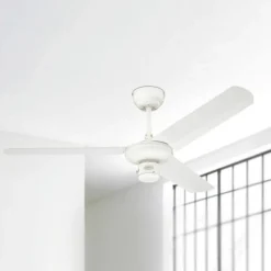 Plafondventilator Industrial wit stil Ø 122 cm