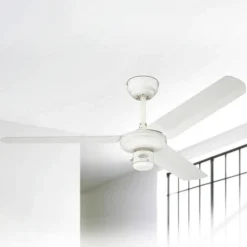 Plafondventilator Industrial wit stil Ø 122 cm