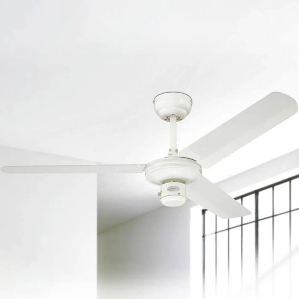 Plafondventilator Industrial wit stil Ø 122 cm