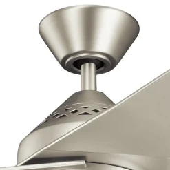 Plafondventilator Jade, zilver, stil, Ø 152 cm, 60 W