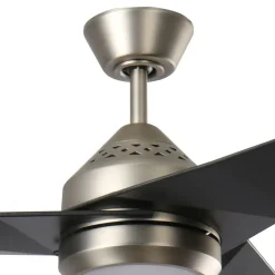 Plafondventilator Jade, zwart, stil, Ø 152 cm, 60 W