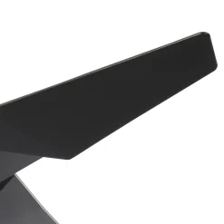 Plafondventilator Jade, zwart, stil, Ø 152 cm, 60 W