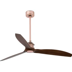 Plafondventilator Just Fan koper walnoot