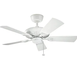 Plafondventilator Kevlar 42 IP44, wit, Ø 107 cm