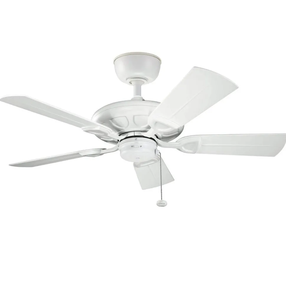 Plafondventilator Kevlar 42 IP44, wit, Ø 107 cm