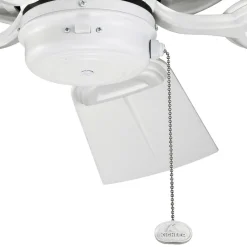 Plafondventilator Kevlar 42 IP44, wit, Ø 107 cm