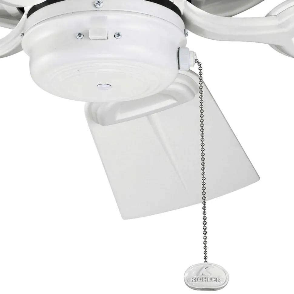 Plafondventilator Kevlar 42 IP44, wit, Ø 107 cm