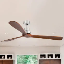 Plafondventilator Lantau-G, walnoot