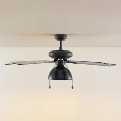 Plafondventilator Lucande met verlichting Shamoian, stil, Ø 130 cm