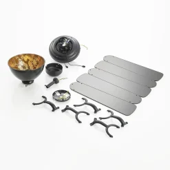 Plafondventilator Lucande met verlichting Shamoian, stil, Ø 130 cm