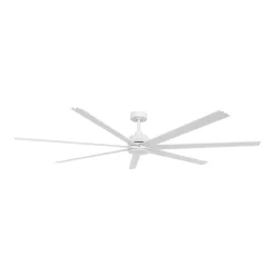 Plafondventilator met licht Atlanta wit DC geruisloos