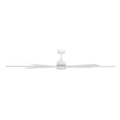 Plafondventilator met licht Atlanta wit DC geruisloos