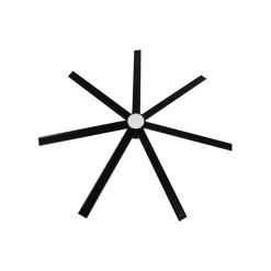 Plafondventilator met licht Atlanta zwart DC geruisloos