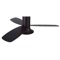 Plafondventilator met licht Flusso bronskleurig geruisloos