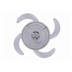 Plafondventilator met licht Fanaway Veil chroom stil