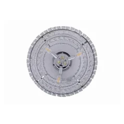 Plafondventilator met licht Fanaway Veil chroom stil