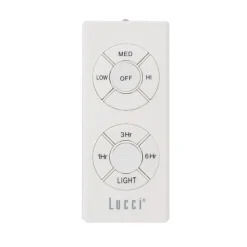 Plafondventilator met licht Megara titan 122 cm stil