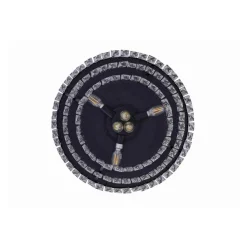 Plafondventilator met licht Fanaway Veil zwart geruisloos