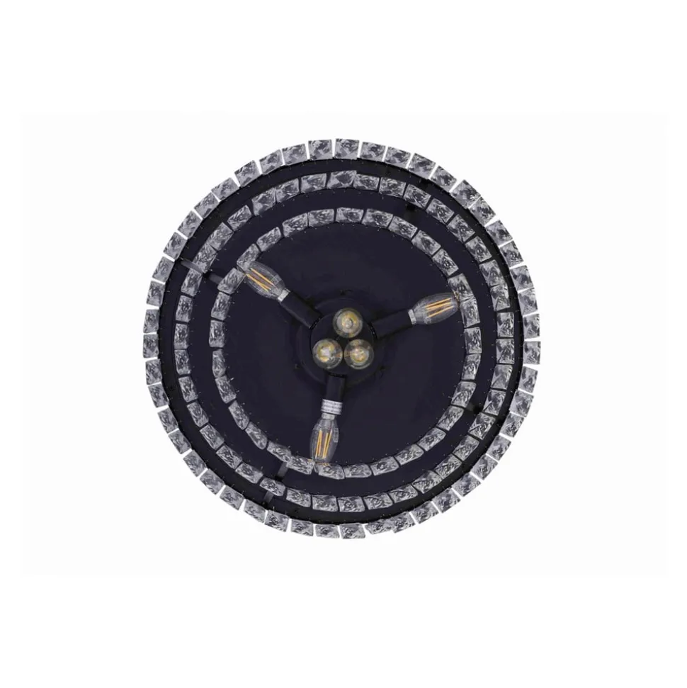 Plafondventilator met licht Fanaway Veil zwart geruisloos