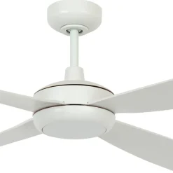 Plafondventilator met verlichting Slipstream, wit, stil