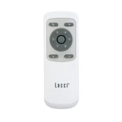 Plafondventilator met verlichting Unione, nikkel/koa, stil