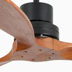 Plafondventilator Mini Lantau S, zwart/walnoot