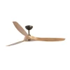 Plafondventilator Morea, DC, 3 bladen lichtbruin