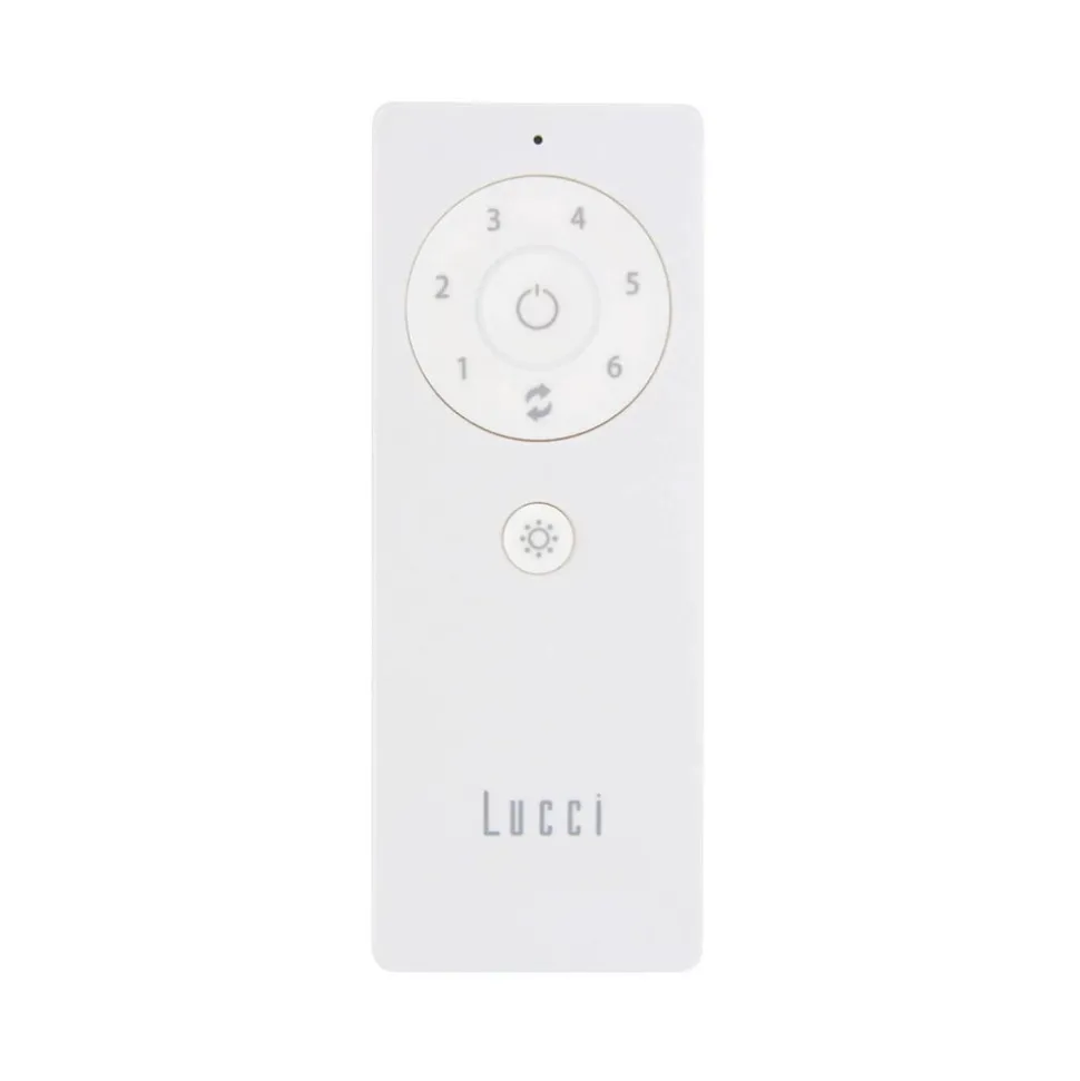 Plafondventilator Moto Beacon, wit, Ø 132 cm, stil