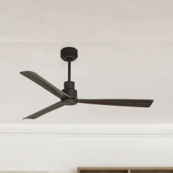 Plafondventilator Nassau, DC, 3 bladen donkerbruin