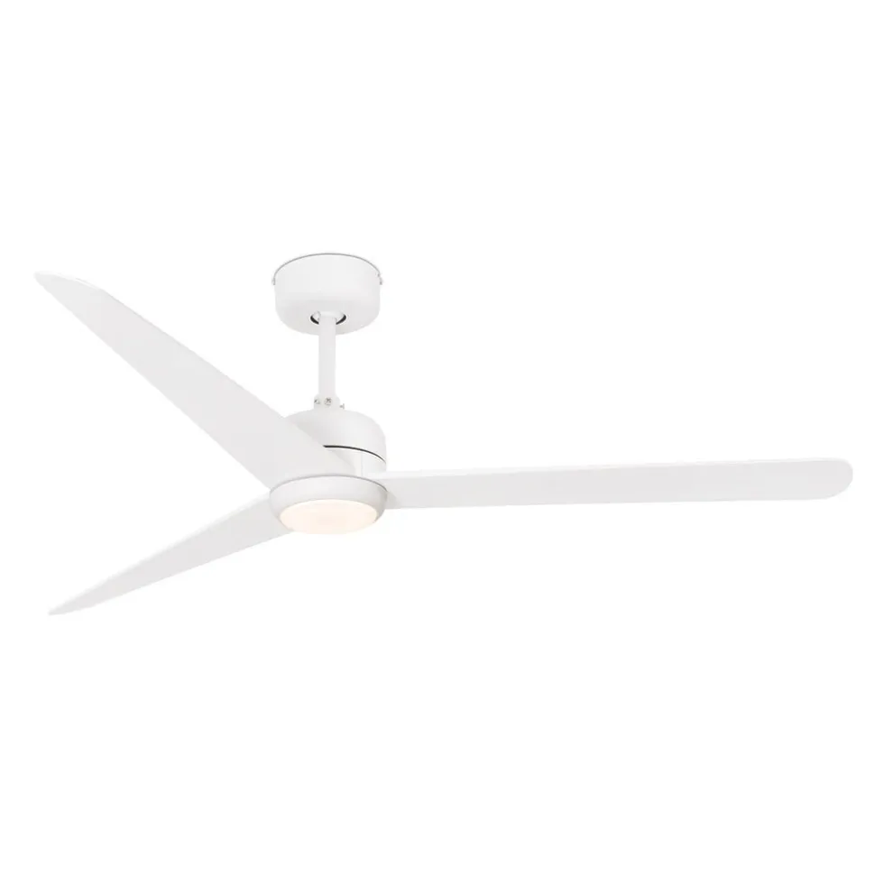 Plafondventilator Nu met LED verlichting, wit