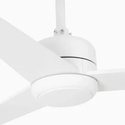 Plafondventilator Nuu, drievleugelig, wit