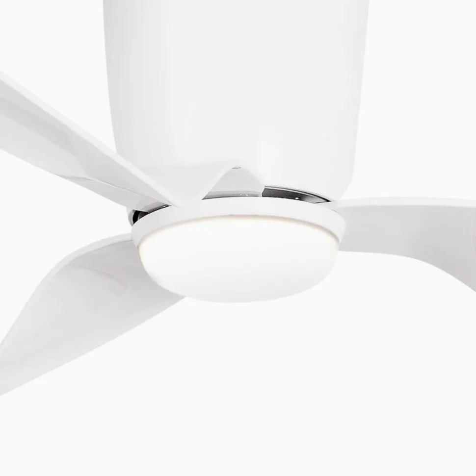 Plafondventilator Pemba L LED lamp, wit