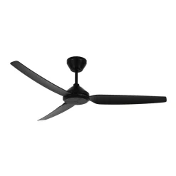 Plafondventilator Polis zwart DC stil Ø 137 cm IP55