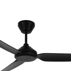 Plafondventilator Polis zwart DC stil Ø 137 cm IP55