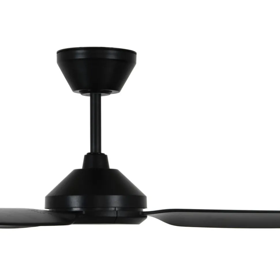 Plafondventilator Polis zwart DC stil Ø 137 cm IP55