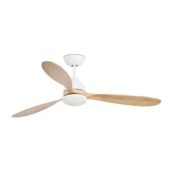 Plafondventilator Poros, LED lamp wit/hout licht